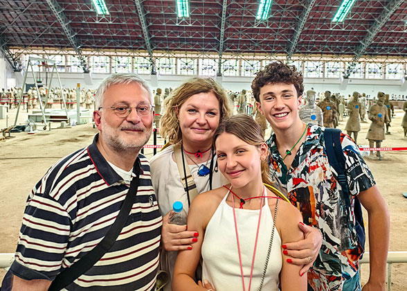 Our Guests in the Terracotta Army Museum