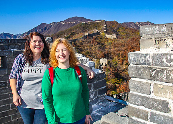 Our Guests at Mutianyu Great Wall