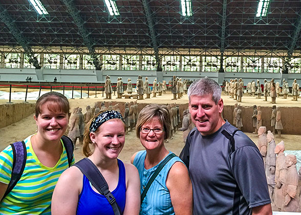 Our Guests at the Terracotta Army