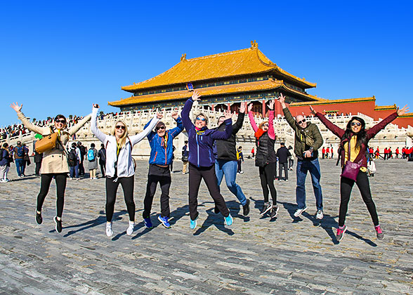 Our Guests at the Forbidden City