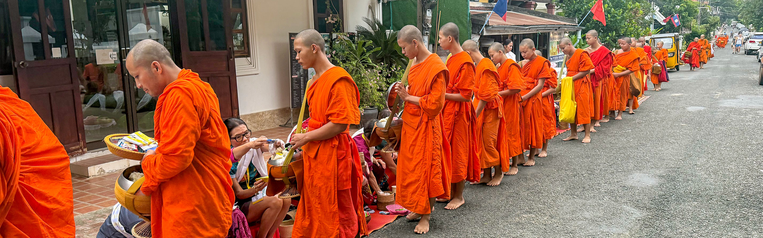 Alms-giving Ceremony, Laos