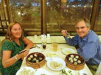 Our Customers Having Dumpling Dinner