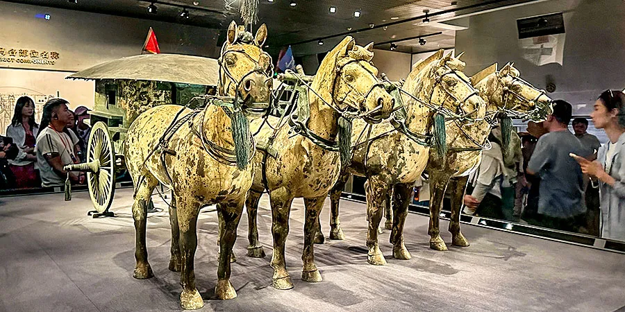 Bronze Chariots and Horses