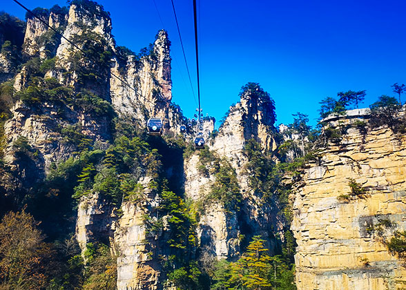 Cable Car at Tianzi Mountain, Zhangjiajie