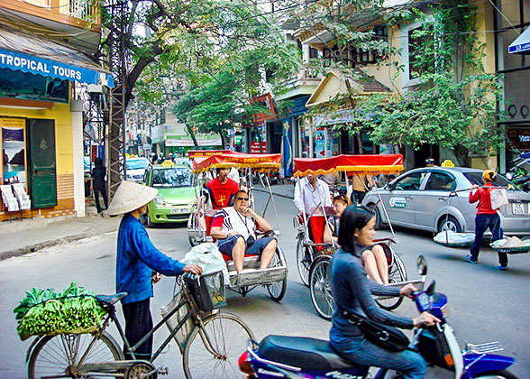 Cycle Rickshaw in Hanoi