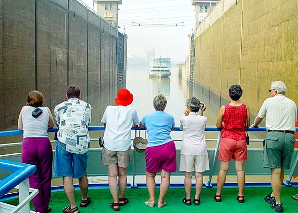 Gezhouba Dam on Yangtze River