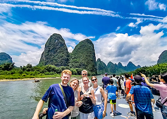 Our Guests at the Li River