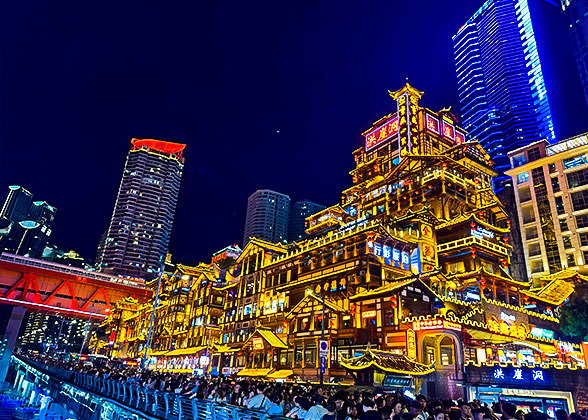 Hongya Cave, Chongqing