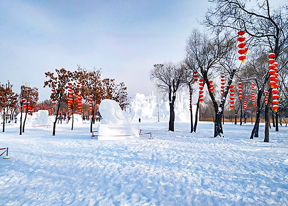 Snow Sculpture Group