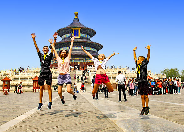 Our Guests at the Temple of Heaven