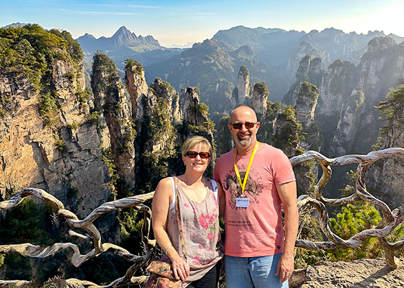 Our Guests at the Zhangjiajie Avatar Montains