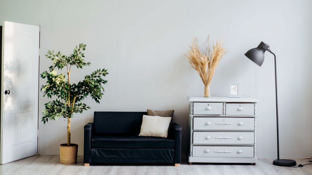 clean living room