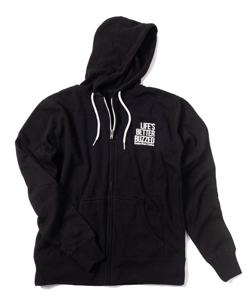 Life's Better Buzzed Zip Up Hoodie - Better Buzz Coffee