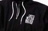 Life's Better Buzzed Zip Up Hoodie - Better Buzz Coffee