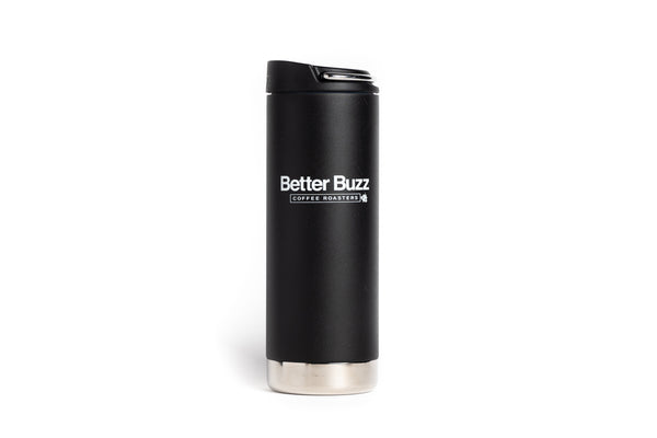 Klean Kanteen "Lifes Better Buzzed" Tumbler - 16 oz Black - Better Buzz Coffee