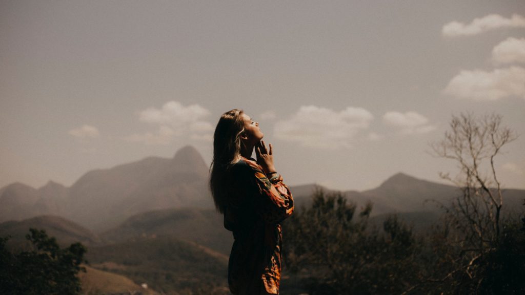 woman in prayer