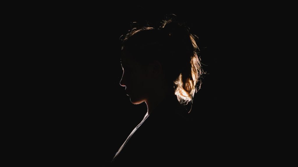 outline of woman