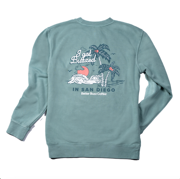 Buzzed in SD Crewneck - Better Buzz Coffee