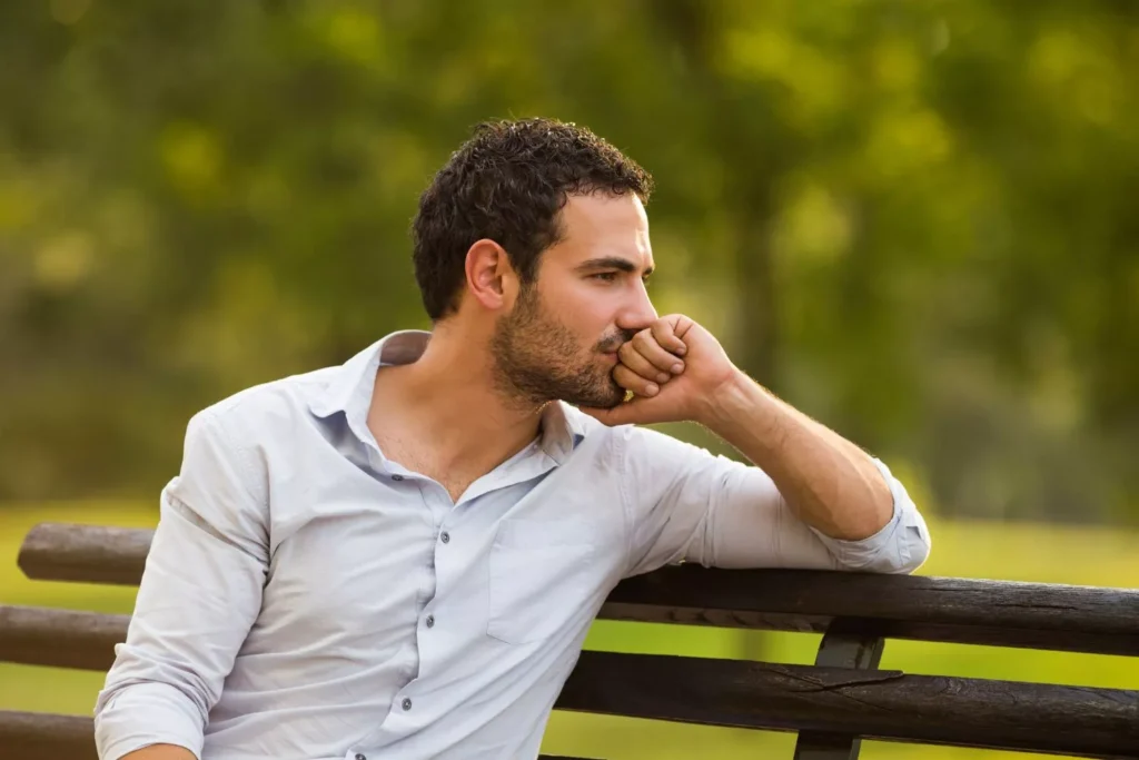 a man choosing between self or love